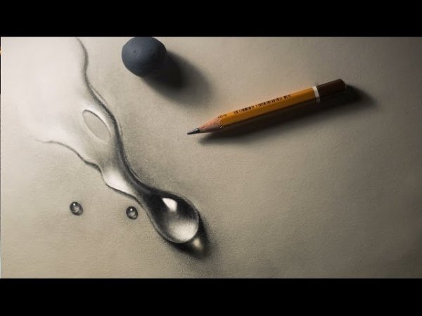 Капли карандашом