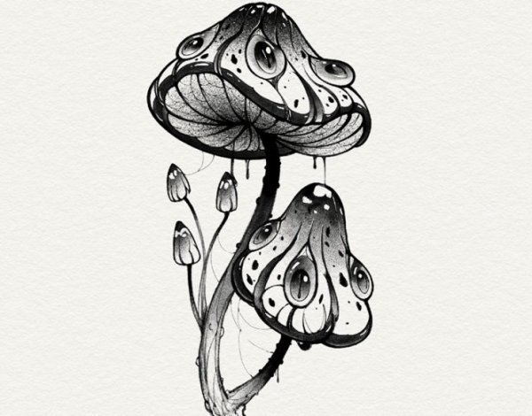 Капельки крови эскиз