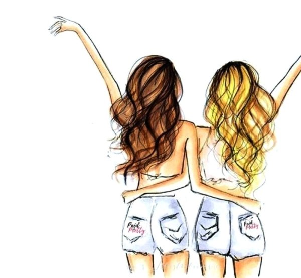Рисунки КРУТЫХ подруг