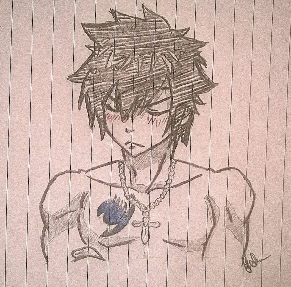 Грей Фейри Тейл рисунки