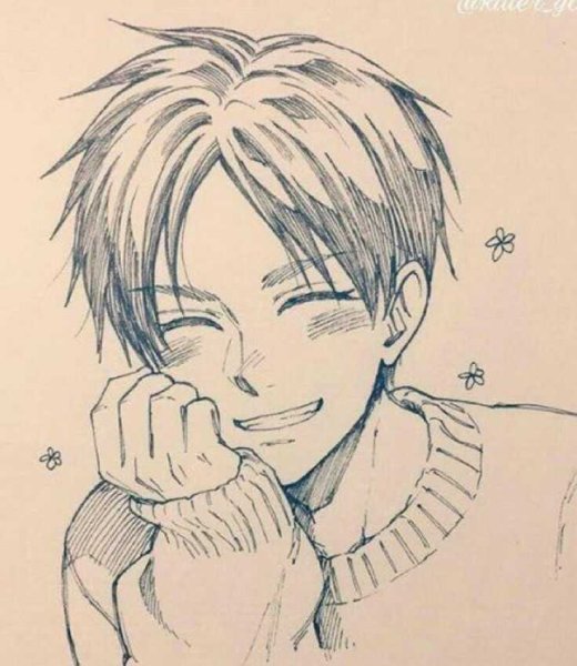 Атака титанов Эрен рисовка