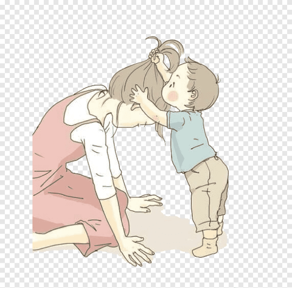 Мама тащит ребенка за руку