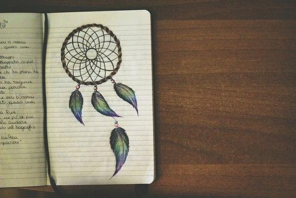 Ловец снов для скетчбука