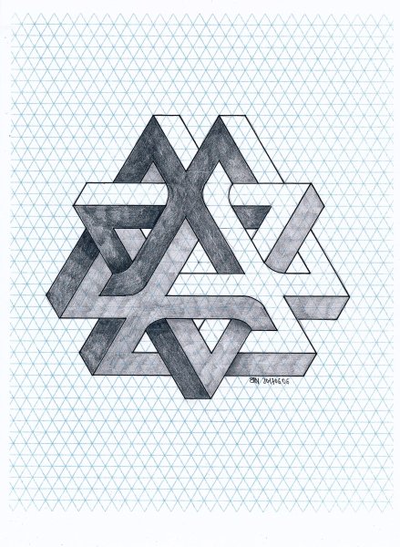 Геометрические фигуры в тетради в клеточку