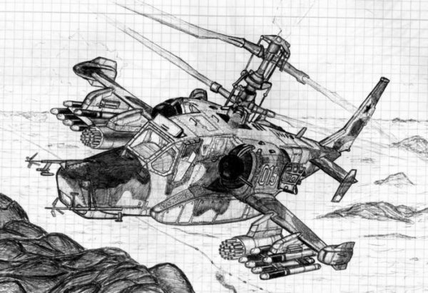 Война рисунок ручкой