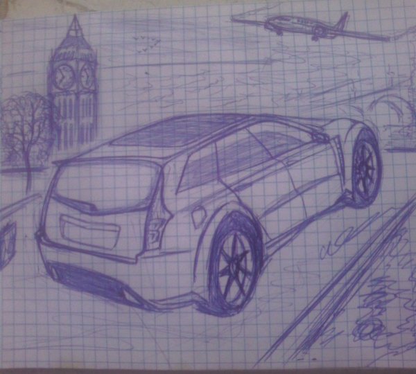 Андеграунд рисунки ручкой