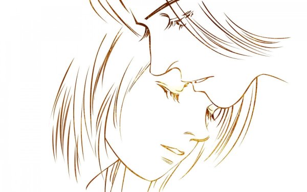 Влюбленные рисунок