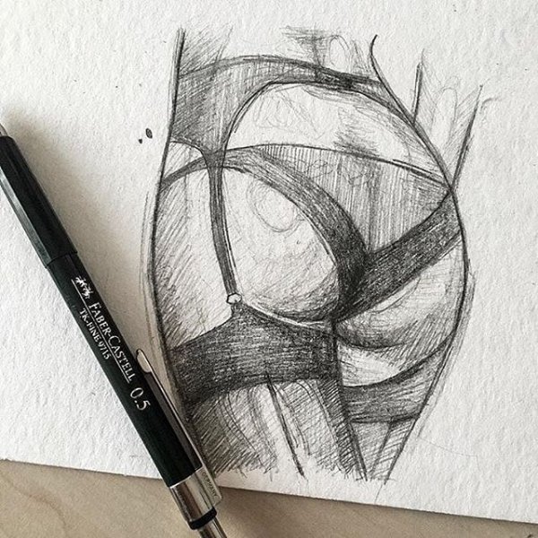 Рисунок графитовым карандашом