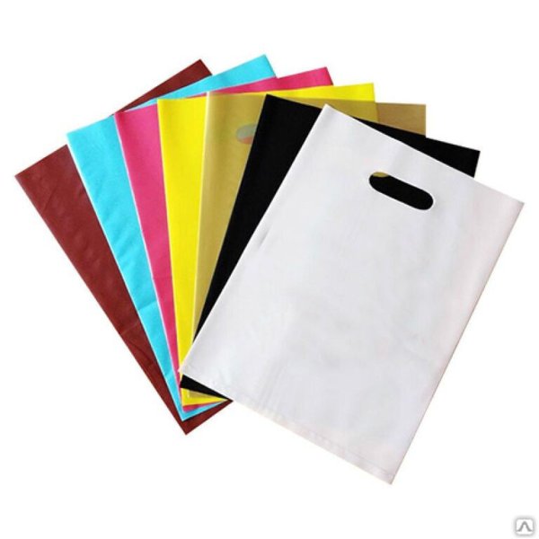 Пакет с вырубной ручкой 40*50 45мкм. "Давыдов"