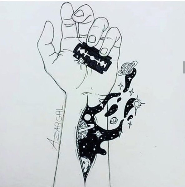 Странные рисунки карандашом