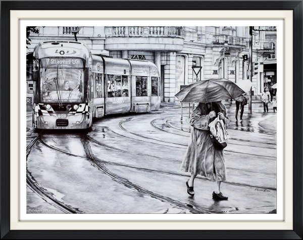 Портрет линией Полетаев