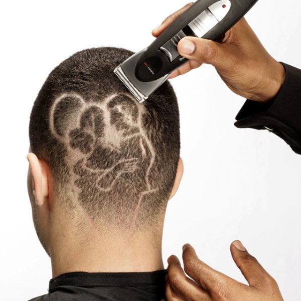 Хаир тату на волосах