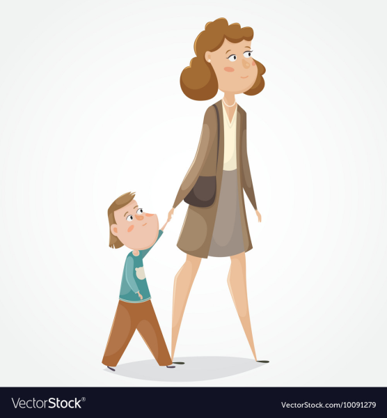 Учитель ведет ребенка за руку