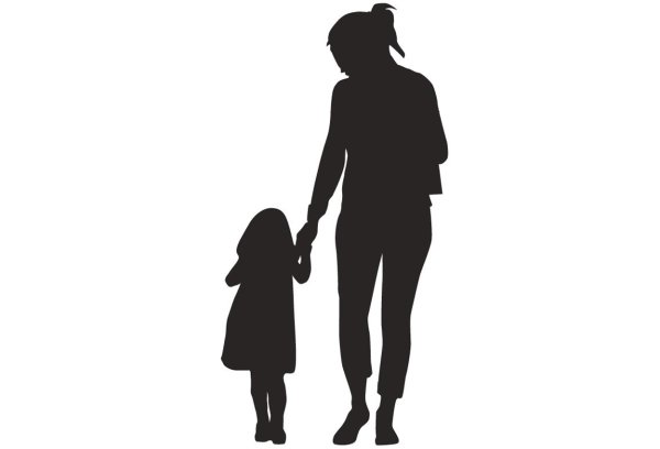 Силуэт человека для детей