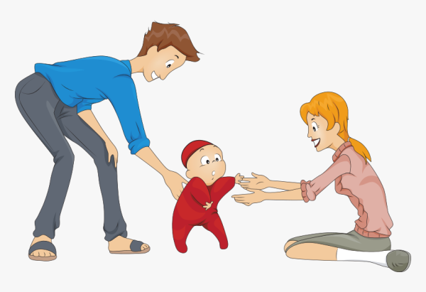 Шаги мультяшные