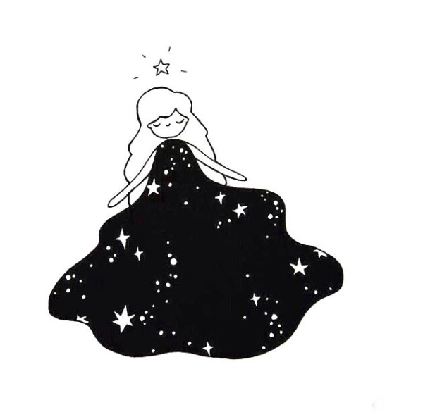 Ресуноки для срисрвки легкие красивые дувушка космас