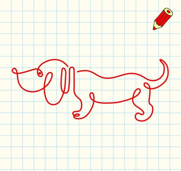 Рисование одной линией не отрывая руки