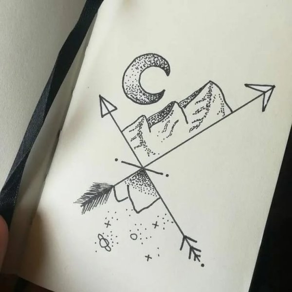 Рисунки для скетчбука лёгкие