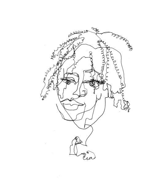 Портрет из контуров