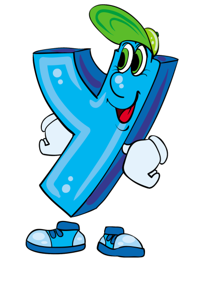 Веселая буква м