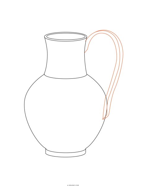 Кувшин рисунок карандашом
