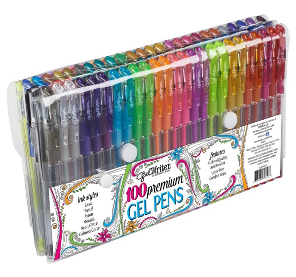 Большие наборы гелевых ручек