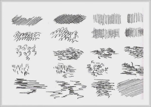 Рисунок штрихами