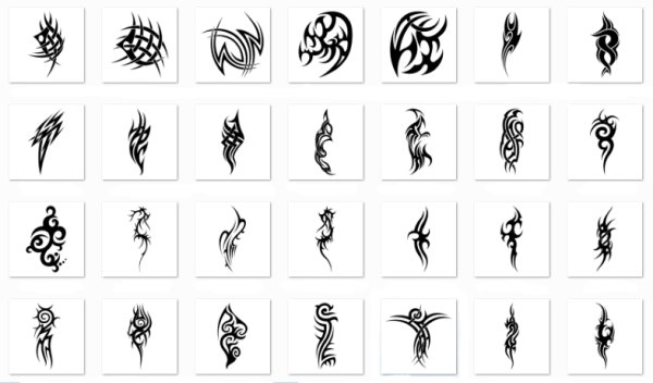 Тату для срисовки ручкой эскизы