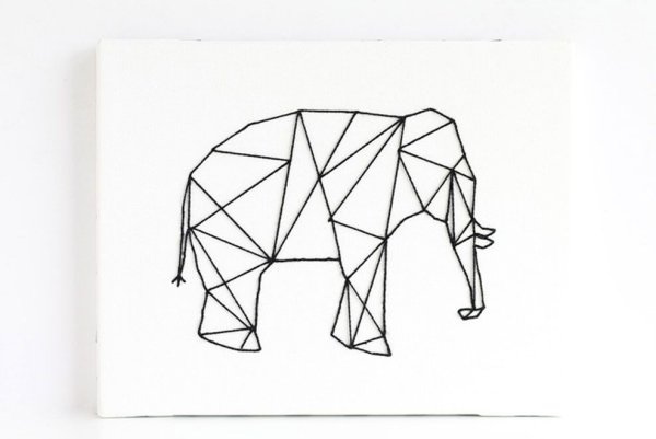 Рисование животных геометрическими фигурами