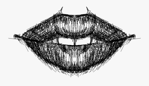 Губы рисунок