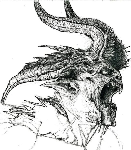 Рисование дьявола