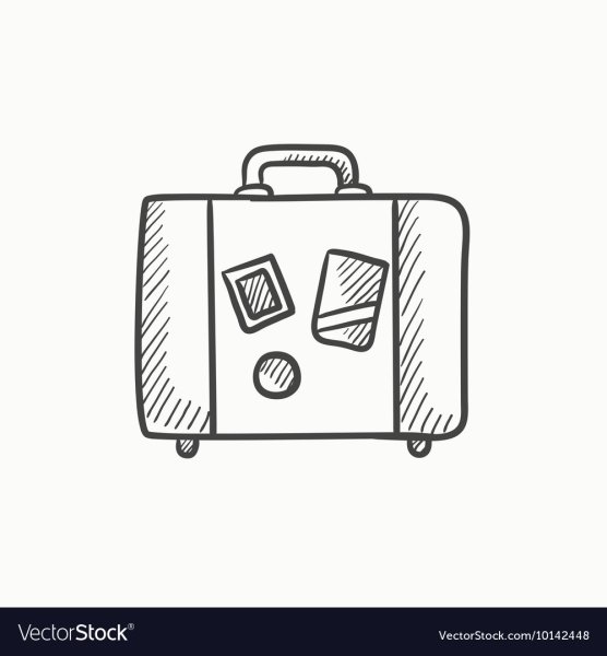 Чемодан схематичное изображение