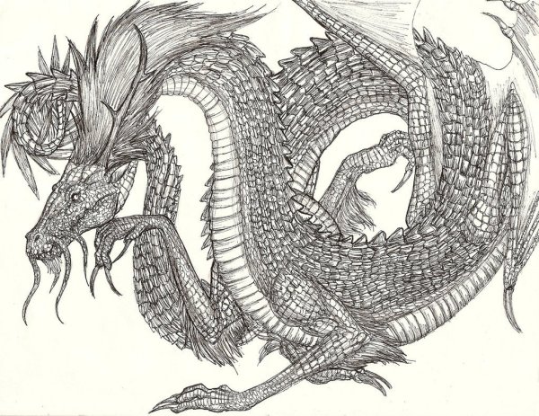 Рисунки драконов