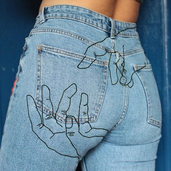 Кастомные джинсы