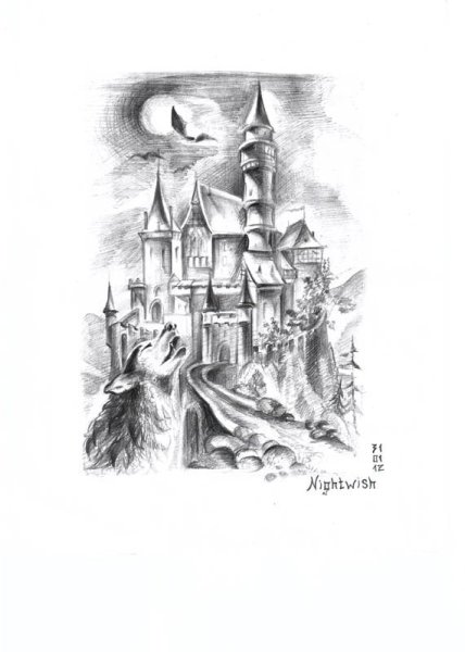 Замок гелевой ручкой