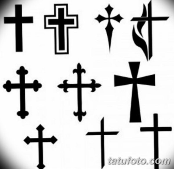 Татуировка крест эскиз