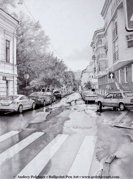 Художник Андрей Полетаев картины шариковой