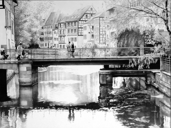 Художник Андрей Полетаев картины шариковой ручкой