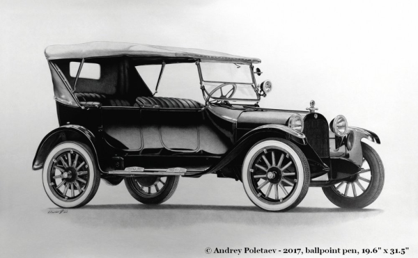 Андрей Полетаев рисунки шариковой ручкой