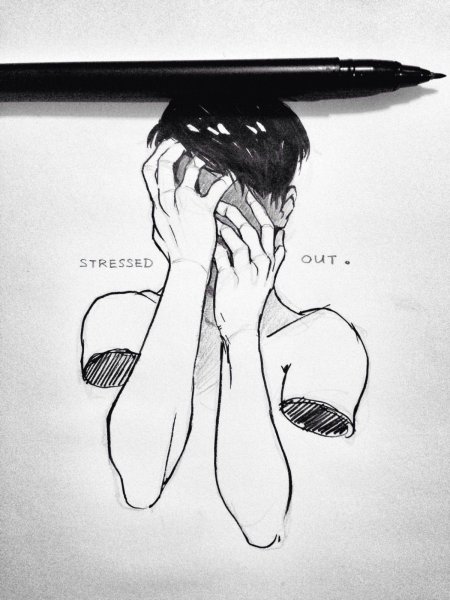 Депрессивные рисунки легкие