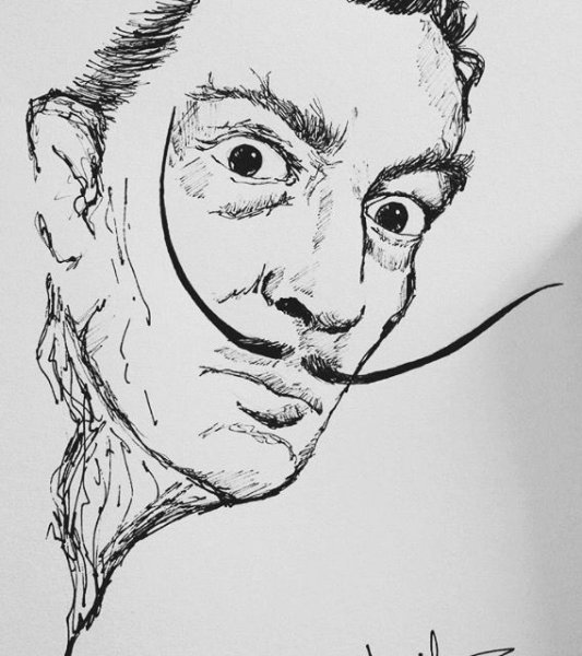 Сальвадор дали Наброски