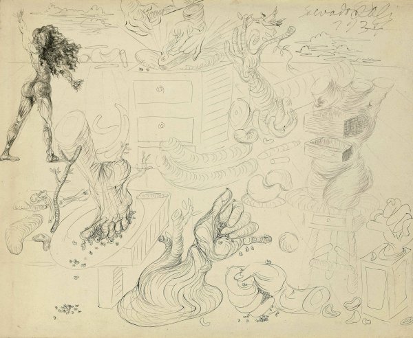 Сальвадор дали Наброски