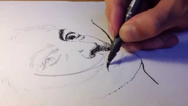 Хаотичный стиль рисования