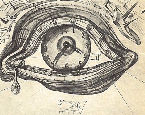 Графические работы Сальвадора дали