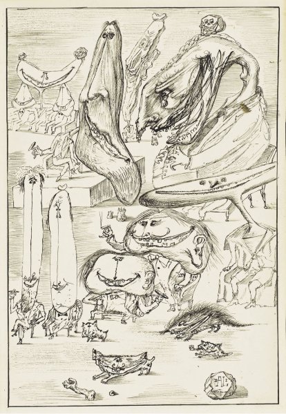 Чёрная ручка для рисования