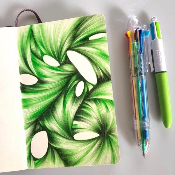 Рисование цветными ручками