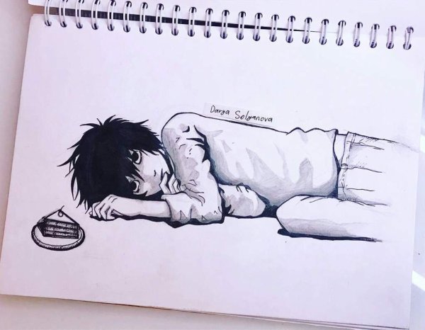 Депрессивные рисунки для срисовки