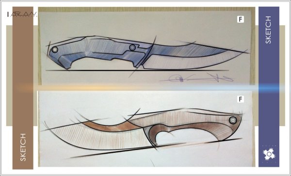Эскизы ножей
