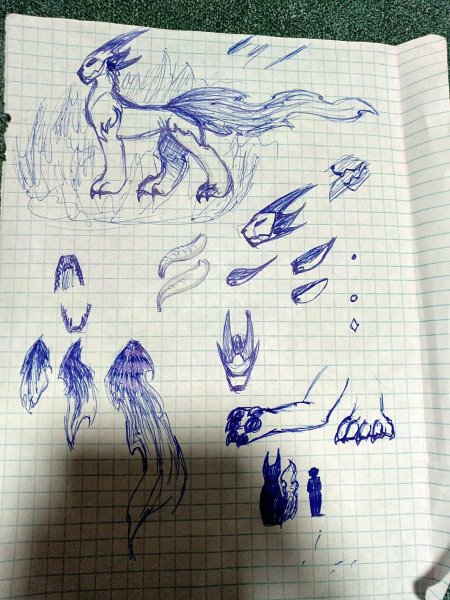 Рисунки в тетрадке ручкой