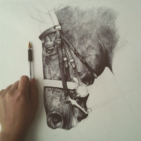 Творческие рисунки ручкой